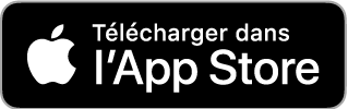 Badge téléchargement sur App Store